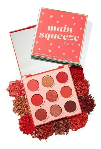 Sombra De Ojos Colourpop Main Squeeze Color Rojo