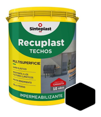 Recuplast Techos Imperm Varios Colores | 4lt