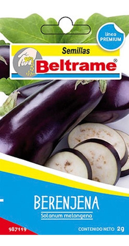 Semillas De Berenjena Solanum Melongena Beltrame 2g Huerta