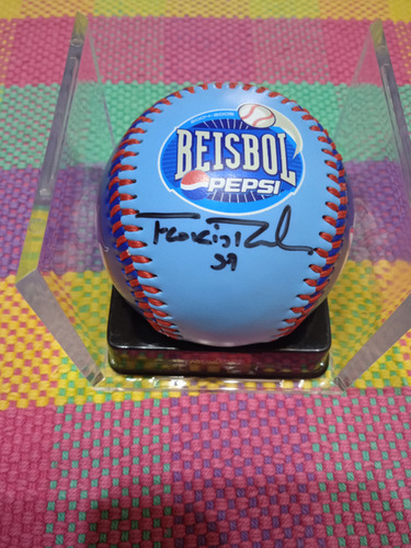 Pelota De Béisbol Firmada Por Francisco El Kid Rodríguez 