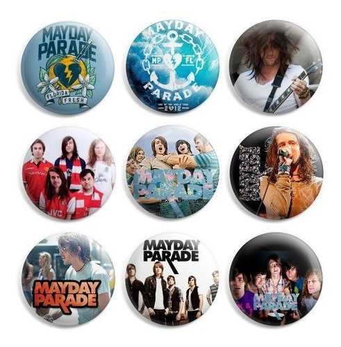 Botones Pinback De Mayday Parade Pin Badges 1 Pulgada (25mm)