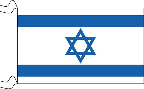 Bandera De Israel Estampada De 150 X 90 Cm