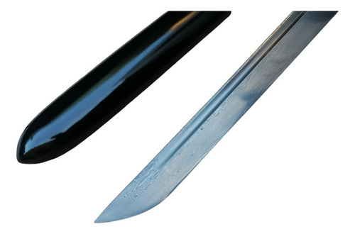 Katana Tanto De Acero Funcional Con Filo 41 Cm
