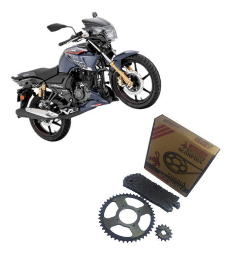 Kit Arrastre Tvs Apache 180 Rtr Scorpion Racer