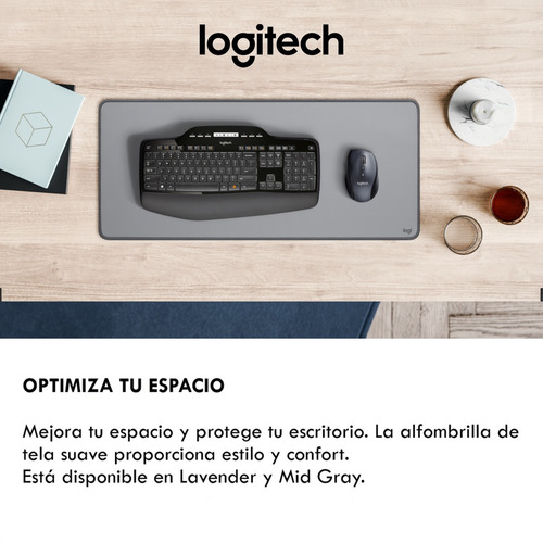 Imagen 5 de 10 de Alfombrilla De Escritorio Logitech Desk Mat Studio Series