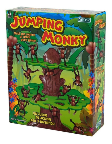 Juego De Mesa Jumping Monky Ditoys Full