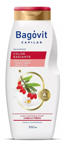 Bagovit Shampoo Color Radiante Cabello Teñido 350ml