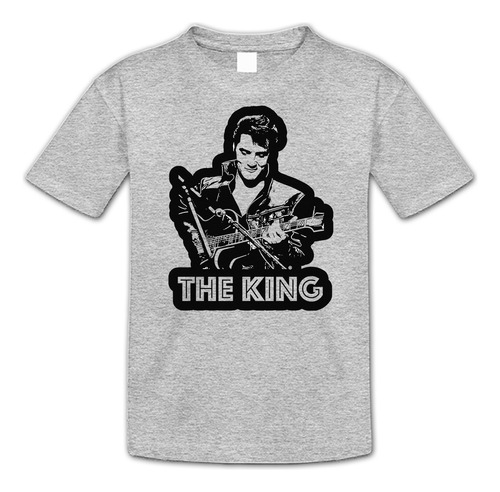 Remera Elvis Presley - The King Rock&roll Aesthetic Unisex