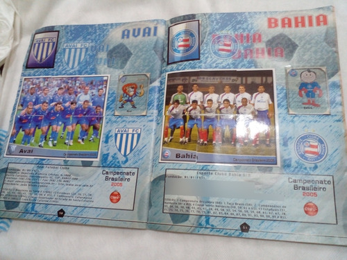 Campeonato Brasileiro Ano 2005 Incompl C/500 Coladas Panini. (Usado)