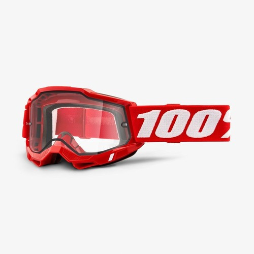 Goggles Moto Accuri 2 Rojo Clear Dual Lens 100% Original