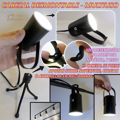 Imagen 6 de 10 de Tripode Bar Luz Led Efecto Dj Flash Control Remoto Rgb 3w Fx