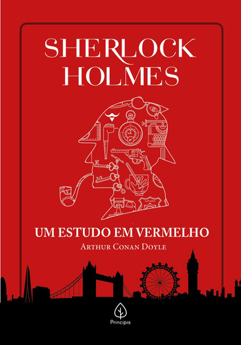 Livro Sherlock Holmes - Um Estudo Em Vermelho