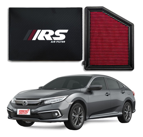 Filtro Esportivo Lavável Honda Civic Exl 2.0 16v 2018 Rs