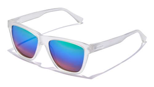 Lentes Hawkers One Ls Rodeo Polarized Crystal Rainbow Color de la lente Transparente Color de la varilla Transparente Color del armazón Azul Diseño Mirror