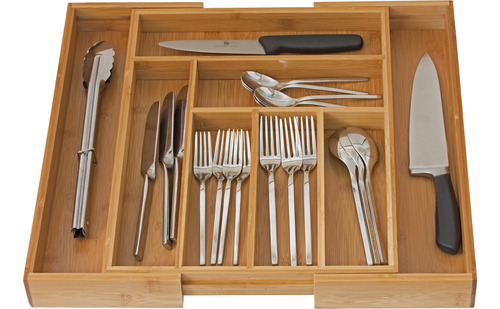 Home-it Cutlery Cajon Organizador Expandible, Organizador De