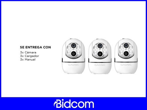 Kit Seguridad Gadnic 4 Camaras Domo Lente Dual Motorizada