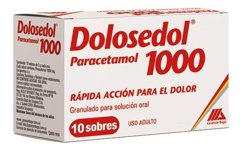 Dolosedol 1000 X 10 Sobres