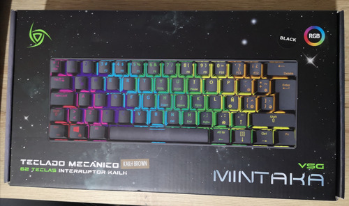 Teclado Gamer Vsg Mintaka Qwerty Kailh Marron