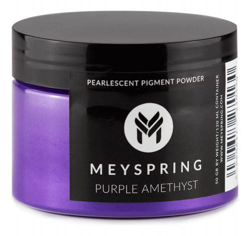 Pigmento Para Resina Mica En Polvo Amatista Purpura 50g