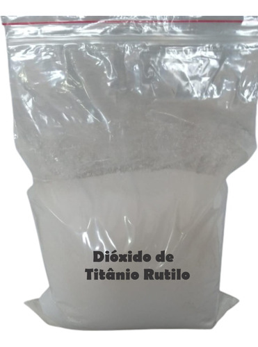 Dióxido De Titânio Carga Pigmentadora Pigmento Branco 1kg