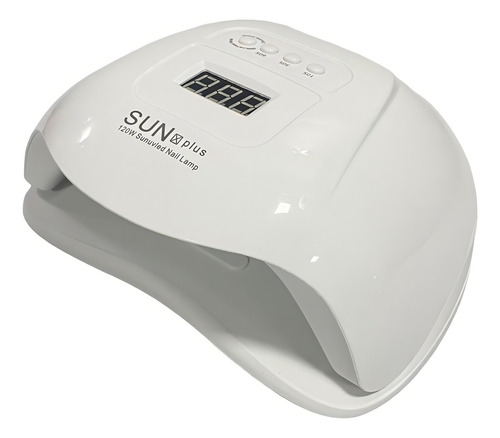 Cabine Uv Led Sun X Plus 120w Gel Unha 36 Led Estufa Cor Branco