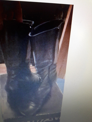 Botas Mujer N°38 Febo Muy Buen Estado Media Caña