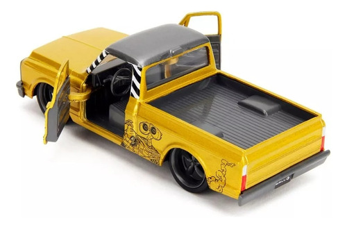 Jada 1:32 1972 Chevrolet Cheyenne Pickup Camioneta Walle Color Dorado Oscuro