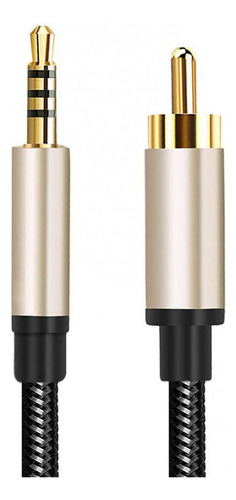 L Jack De 3,5 Mm A Rca Macho Nylon Trenzado For 1m