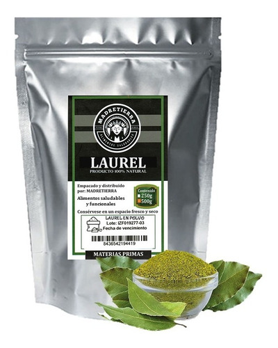 Laurel Molido 100% Natural X500g (1 Libra - g a $38