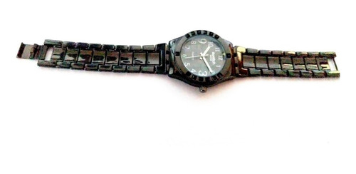 Relógio Feminino Quartz Análogo Metal Preto 2035 Movt Quartz