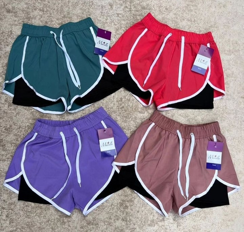 Short Licra Deportivo 2 En 1 Running (Usado)