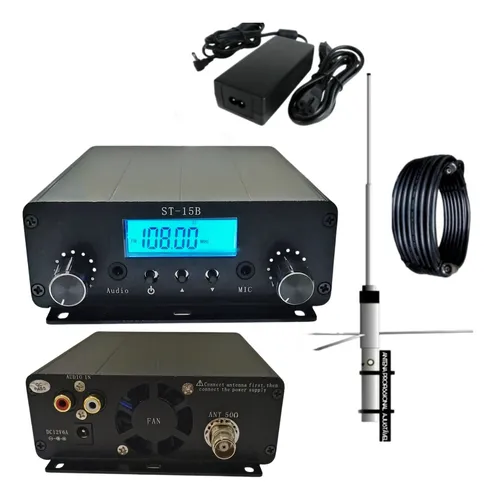 Transmissor de Rádio FM ST 15B