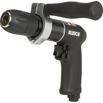 Klutch Air Drill 1 2in. Chuck 800 Rpm Reversible