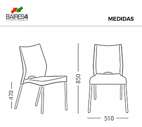 Imagen 4 de 5 de Silla De Jardín Malba | Contado