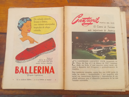 Guía De Turismo Del Uruguay Antigua 1954 Mapas Y Propagandas (Usado)
