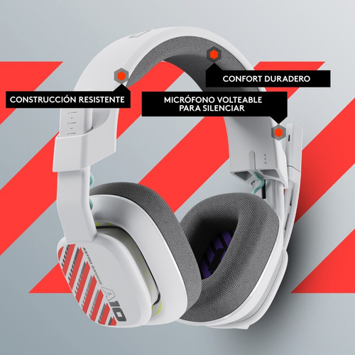 Imagen 6 de 9 de Audifono Gamer Astro A10 Gen2 White