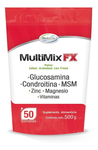 Multimix Fx 500g Glucosamina + Condroitina Antioxidante