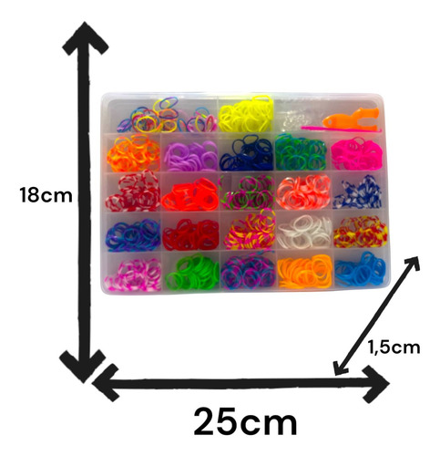 Bandas Elasticas Para Armar Todo Tipo De Pulsera Loom Bands