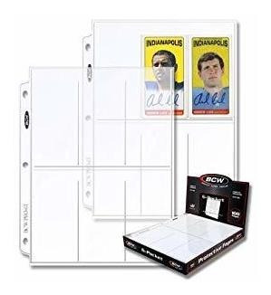 Protector Carta Funda Para Página Pro De 6 Bolsillos (100 U