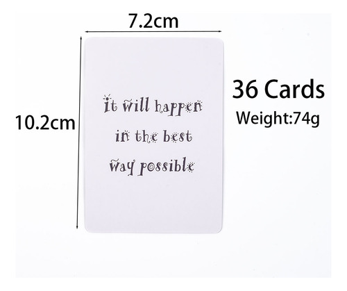 Cards Answers Oracle Deck 36 Cartas Mensajes Palabras Clave
