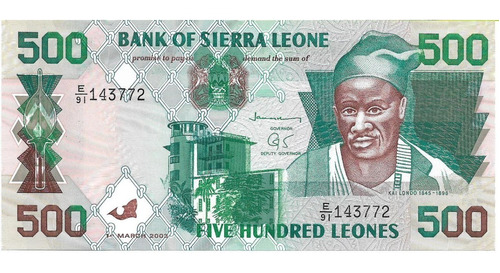 Sierra Leona. 500 Leones. 2003. Pick 23. Unc S/c