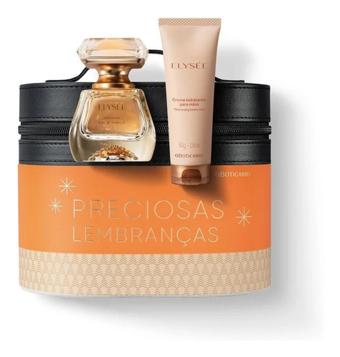 Imagem 1 de 1 de Kit Elysée Eau De Parfum 50ml + Creme Para Mãos + Frasqueira