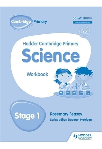 Hodder Cambridge Primary Science 1 - Workbook, de Eccles, Debbie. Editorial Hodder Education, tapa blanda en inglés internacional, 2017