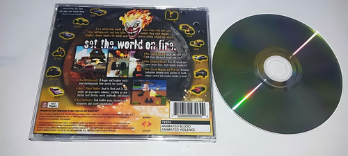 Twisted Metal 2 Playstation- Mídia Prata