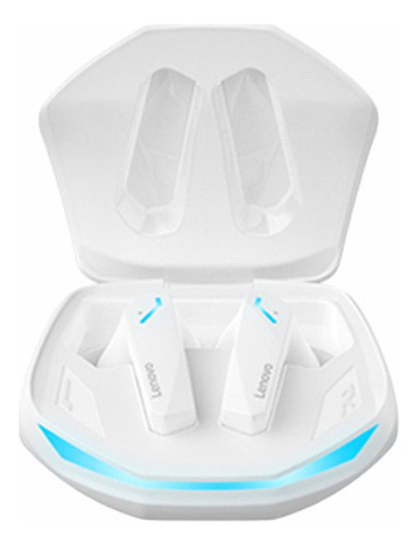 Auriculares Bluetooth Lenovo Thinkplus Live Pods Gm2 Pro, color blanco, color claro, azul