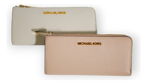 Billetera Sobre Michael Kors Jet Set Travel Mini Beige