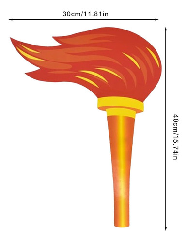 Fuego Falso Antorcha Inflable Antorcha Infladora Antorcha Di