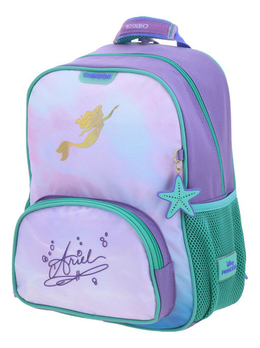 Mochila Chica Chenson Kinder Princesas Ariel Pr70271-v Deeper