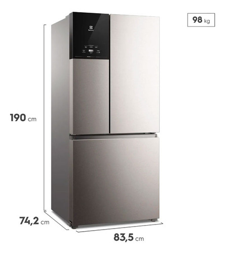 Geladeira Im8s 590 Litros 3 Portas Inverter Electrolux