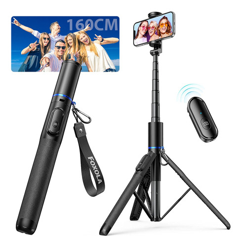Trípode De 160 Cm Para Teléfono Celular Portátil Selfie Stic